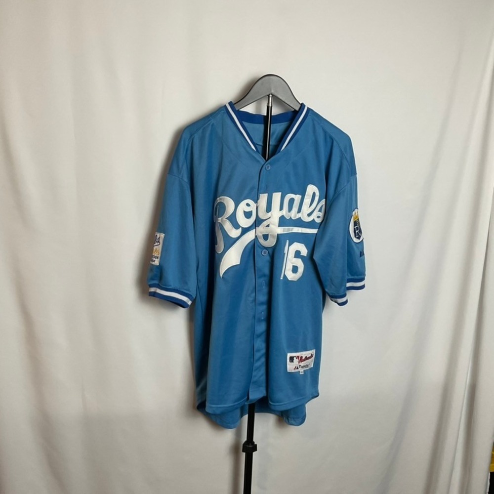 Bo Jackson Royals Majestic Authentic Jersey 44 2015 30th Anniversary MLB #16